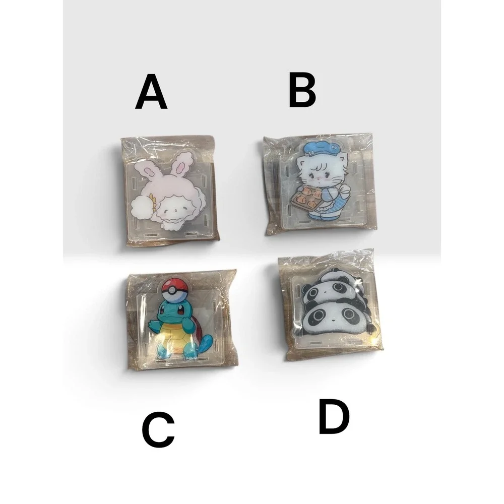 PICK ONE Sanrio Pokemon Acrylic Pen Pencil Holder Stand Character Desk Organizer